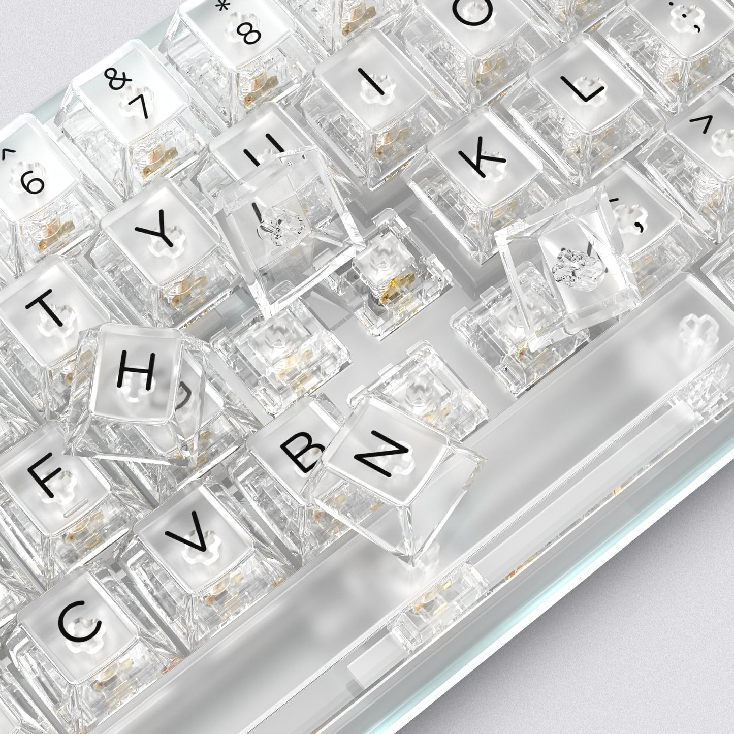 Transparent Keycaps Cherry Profile