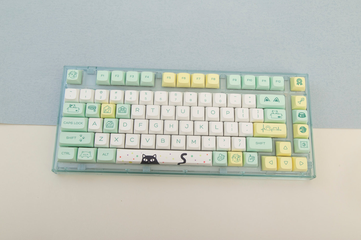 ملف تعريف Nada Cat PBT Keycaps XDA