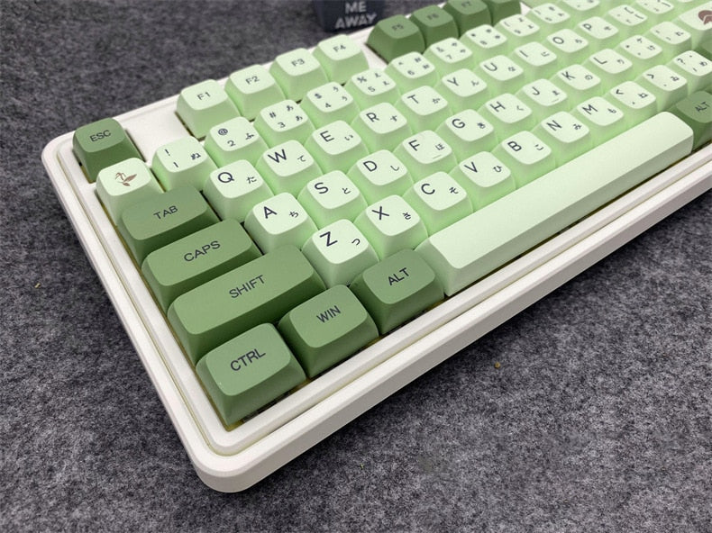 Matcha Green Keycaps PBT XDA