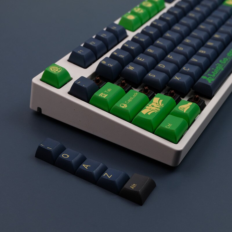 Luigi PBT KCA Profile Keycaps