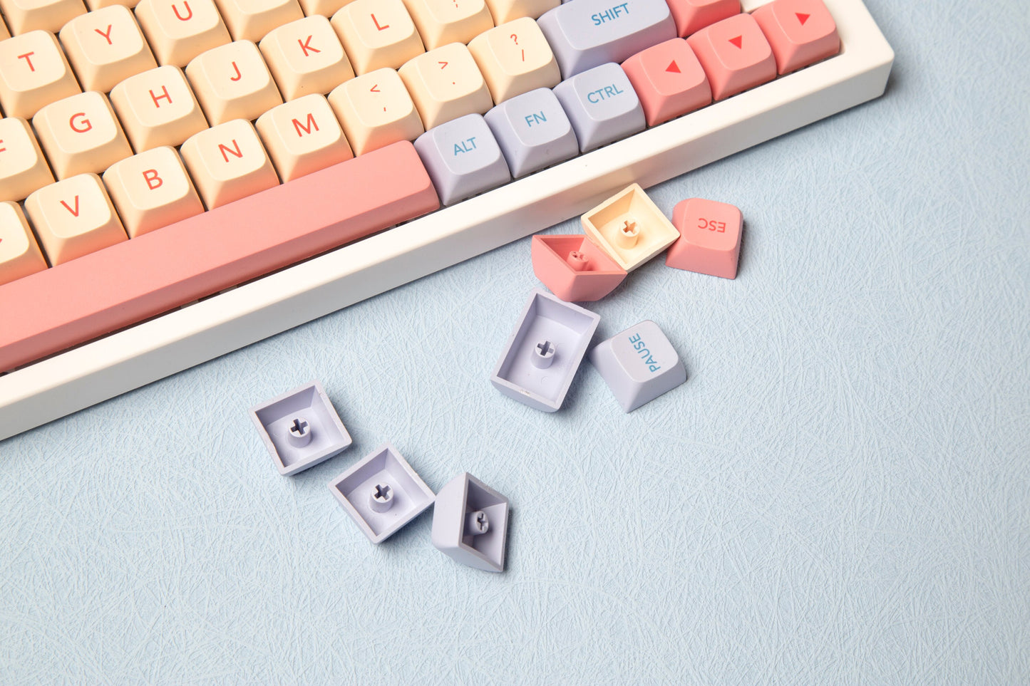 Marshmallow Keycaps PBT XDA Profile