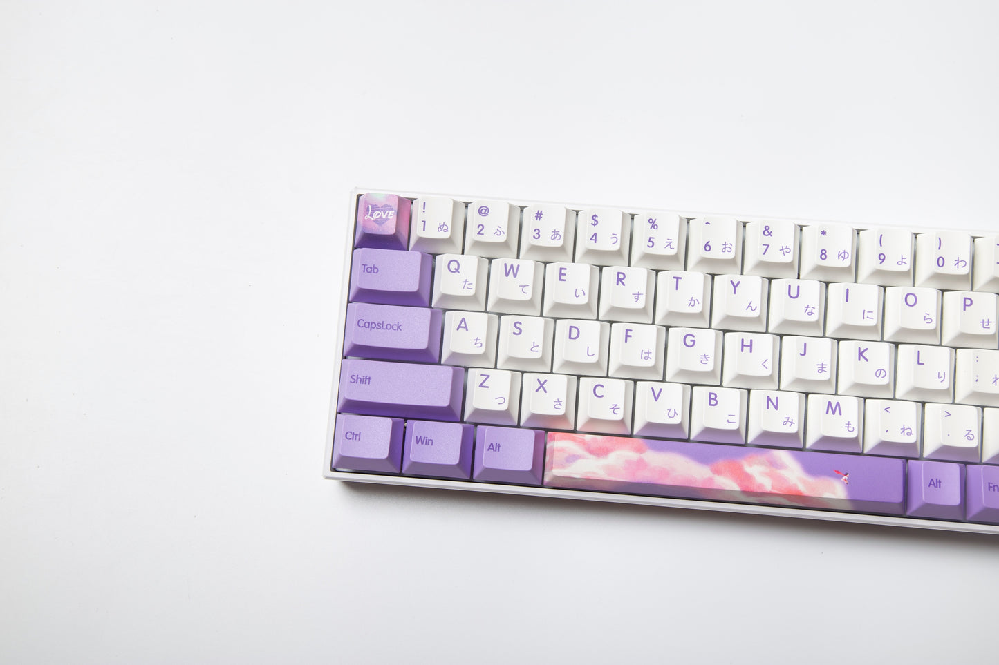 Purple Clouds PBT Cherry Profile Keycaps