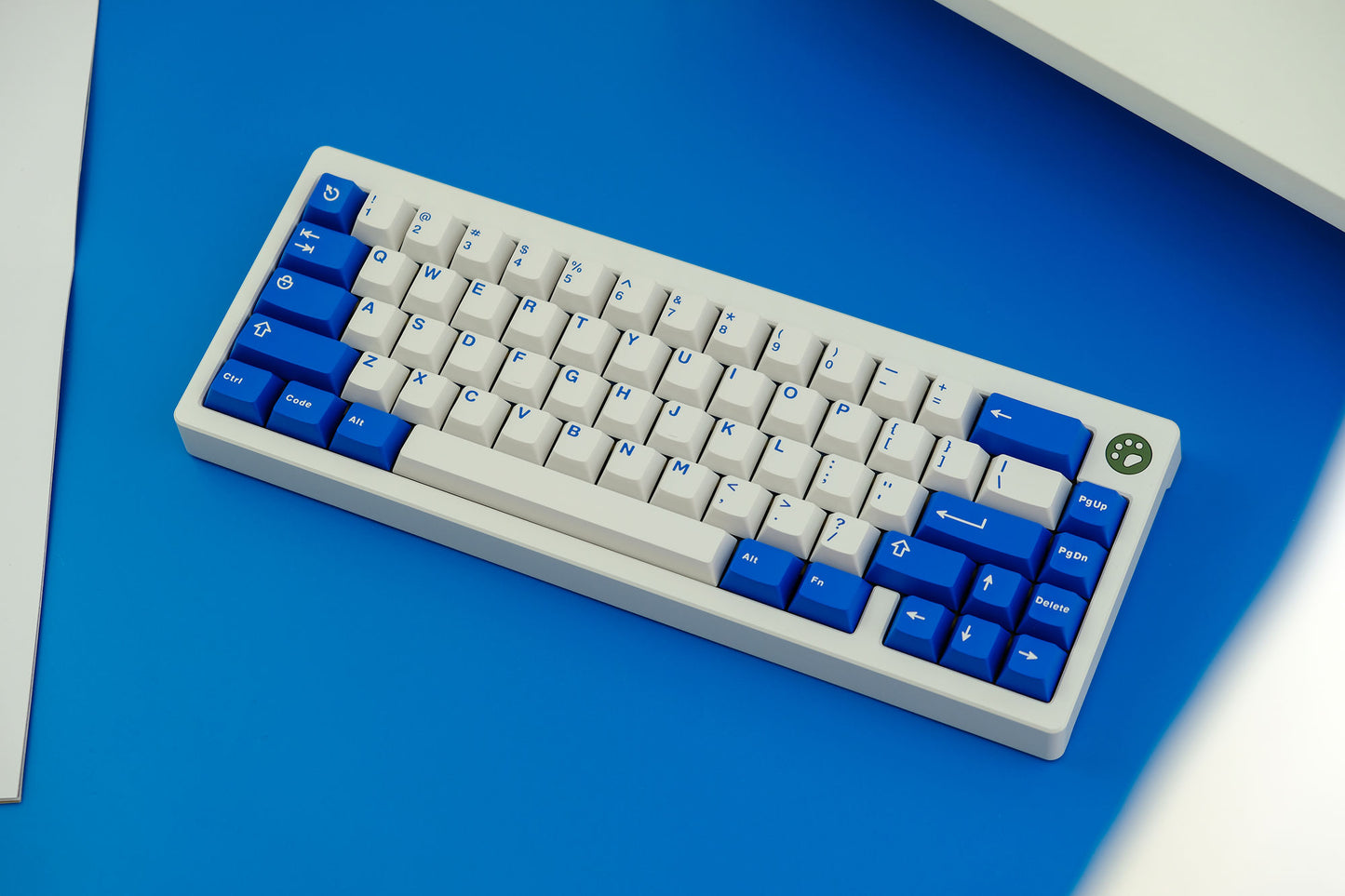 Aifei Icon Classic Blue Keycaps ABS Double Shot Keycaps Cherry Profile