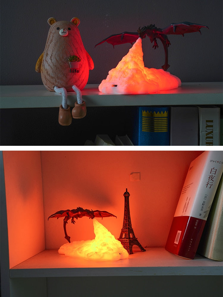 Dragon Flame Night Light