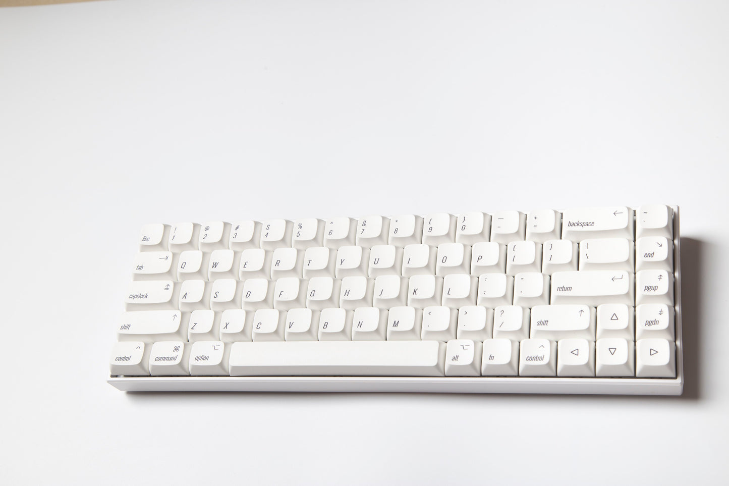 Minimalist White Style PBT Keycap XDA Profile Keycaps