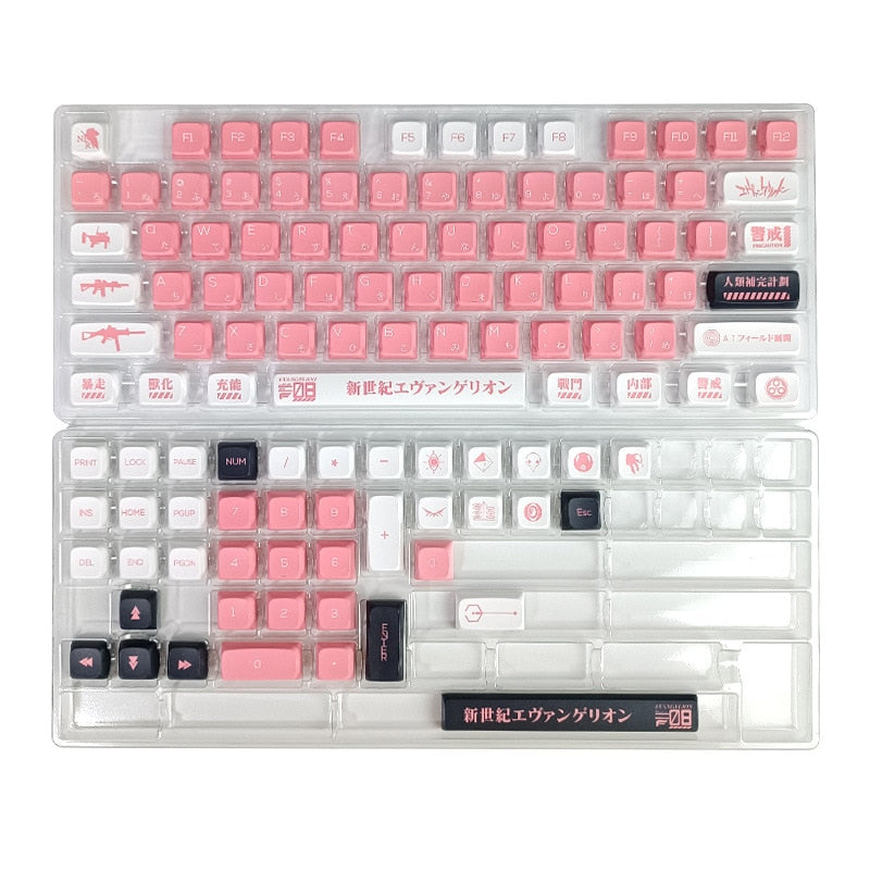 الملف الشخصي لـ EVA رقم 8 PBT Keycaps XDA