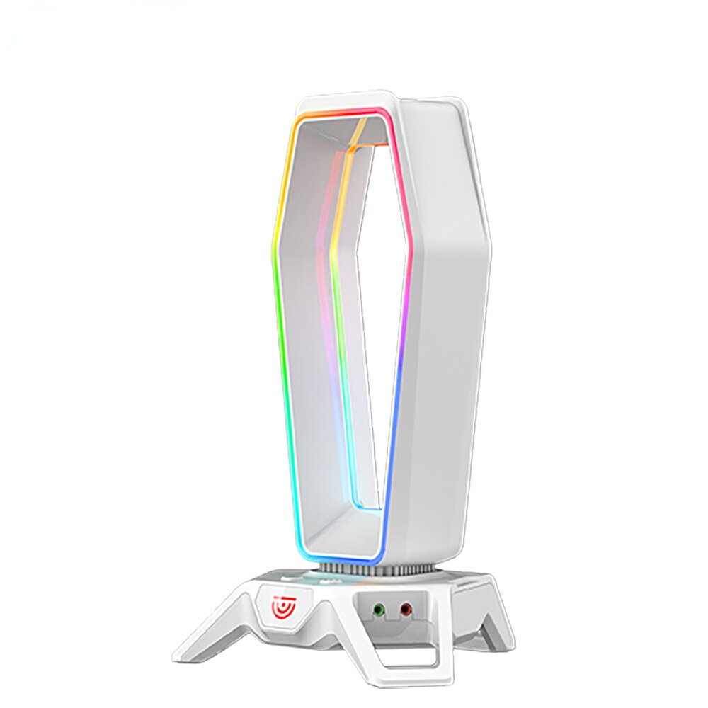 7.1 Surround Sound Card RGB Headphone Stand