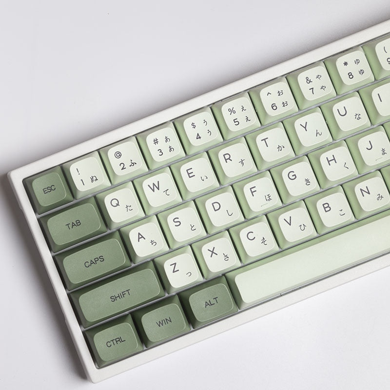 Matcha Green Keycaps PBT XDA