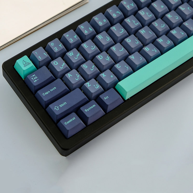 Arabian Sea Keycaps Cherry Profile PBT Keycaps