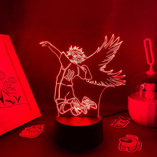 Haikyuu 10 Hinata Shoyo 3D LED Night Light