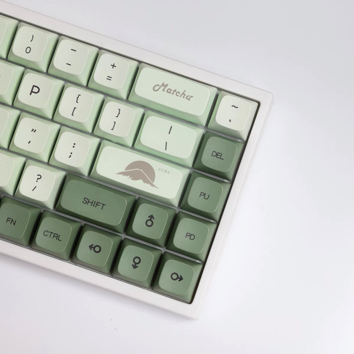 Matcha Green Keycaps PBT XDA