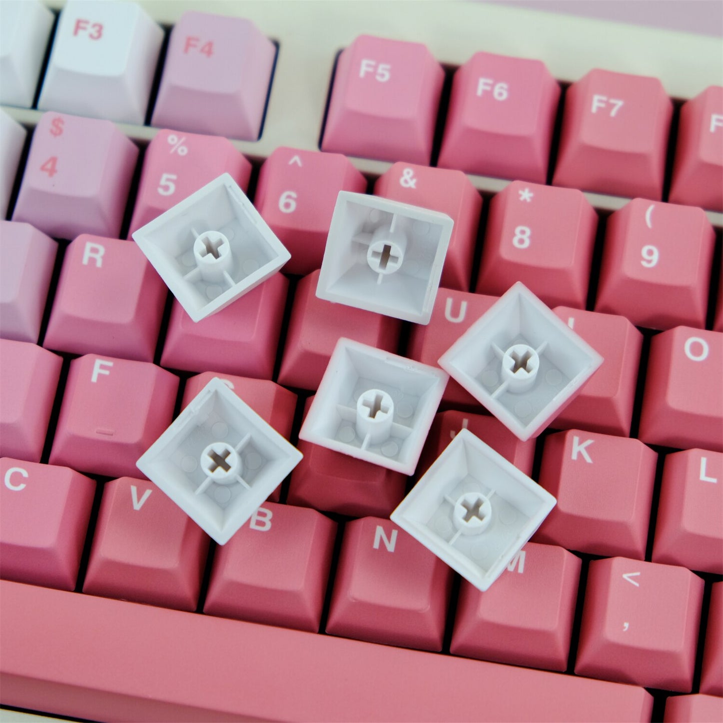 Gradient Powder PBT Cherry Profile Keycaps