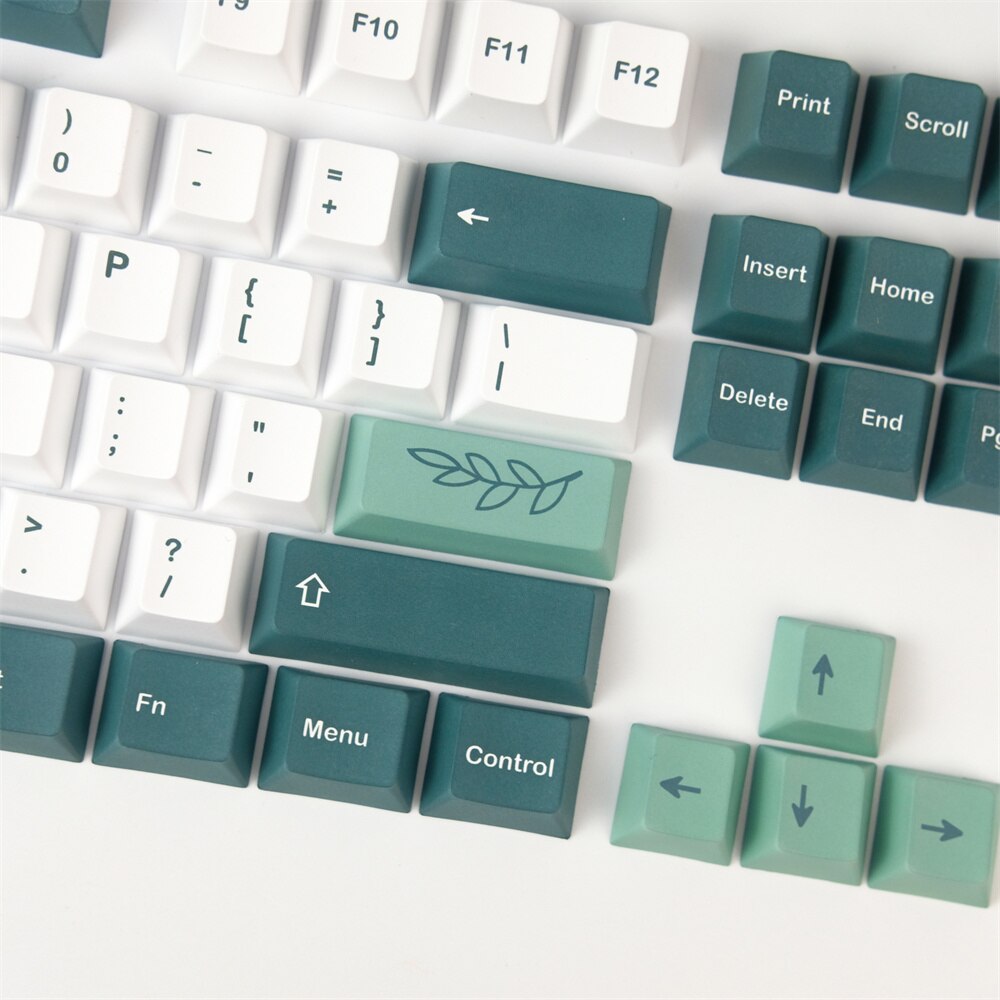 Botanical PBT Keycaps Cherry Profile