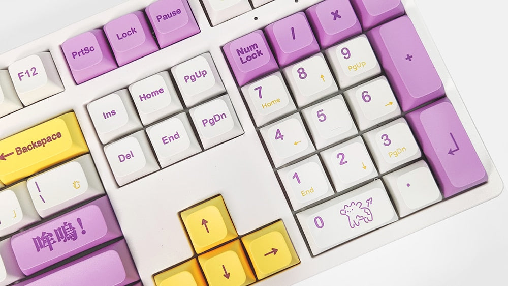 Taro Cow PBT  XDA Profile Keycaps