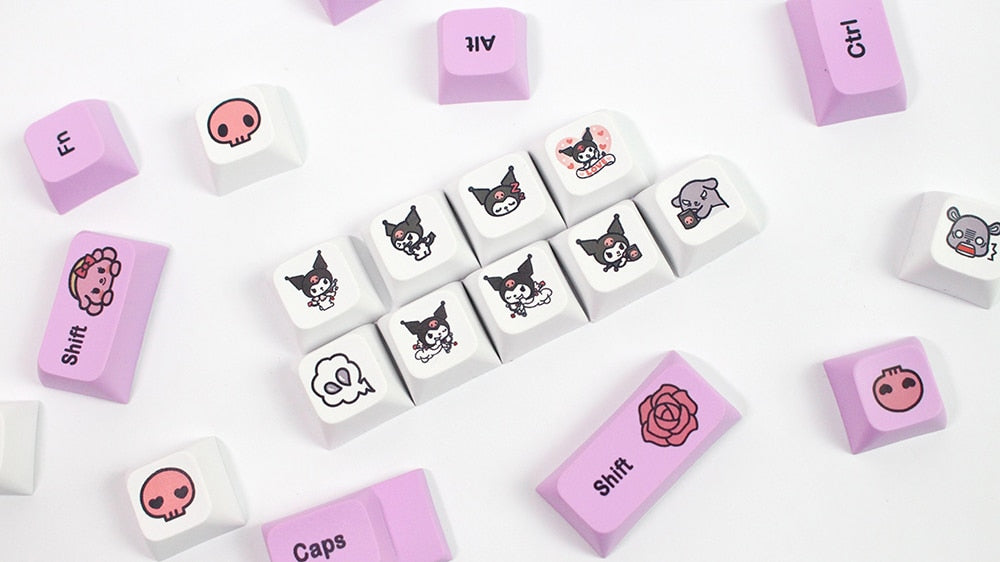 Kuromi XDA Profile Keycaps