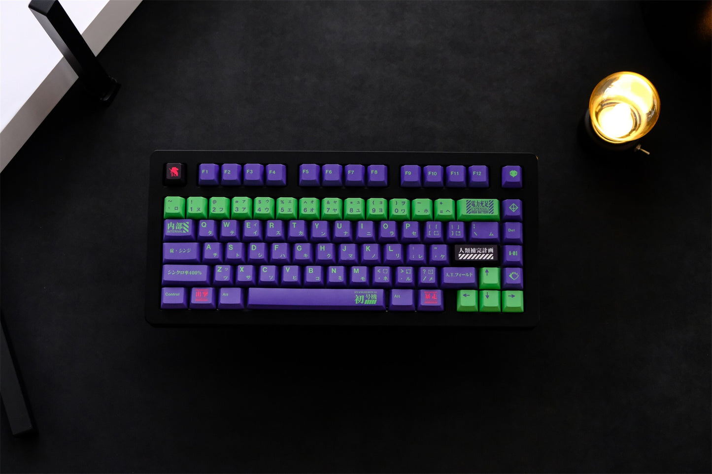 EVA NO.1 PBT Keycaps ملف تعريف الكرز