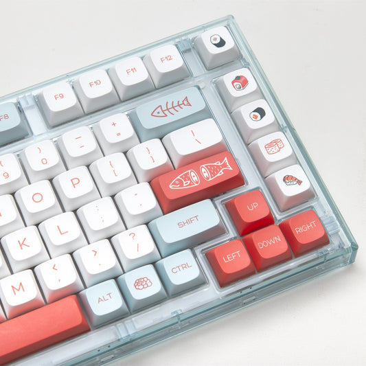 Salmon Keycaps PBT XDA Profile