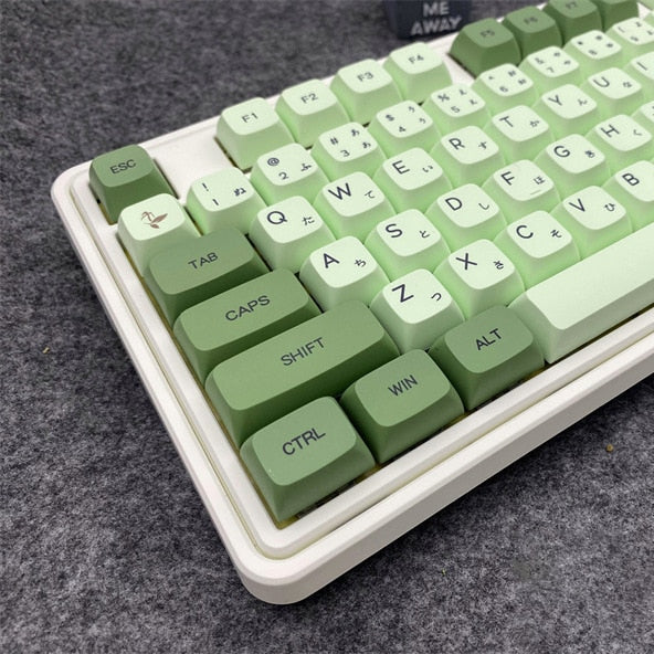 Matcha Green Keycaps PBT XDA