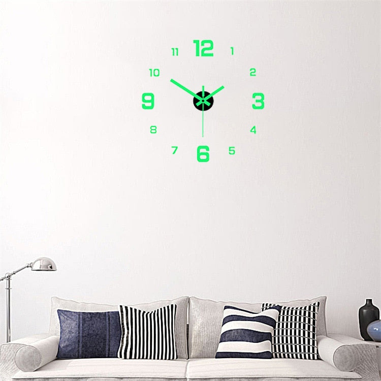 Luminous Wall Clock Stickers