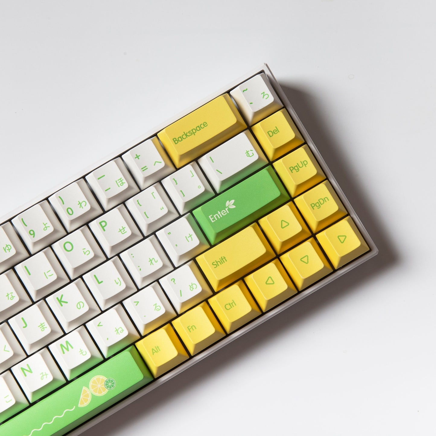 Lemon PBT cherry profile Keycaps