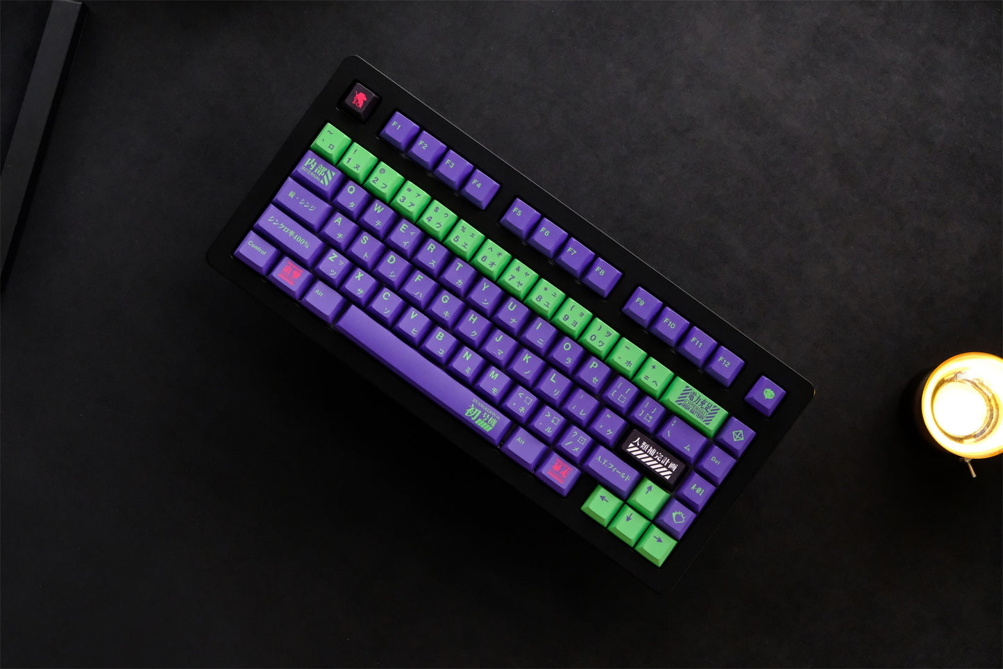 EVA NO.1 PBT Keycaps ملف تعريف الكرز