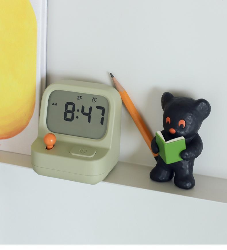 Creative Retro Mini Handheld Game Alarm Clock