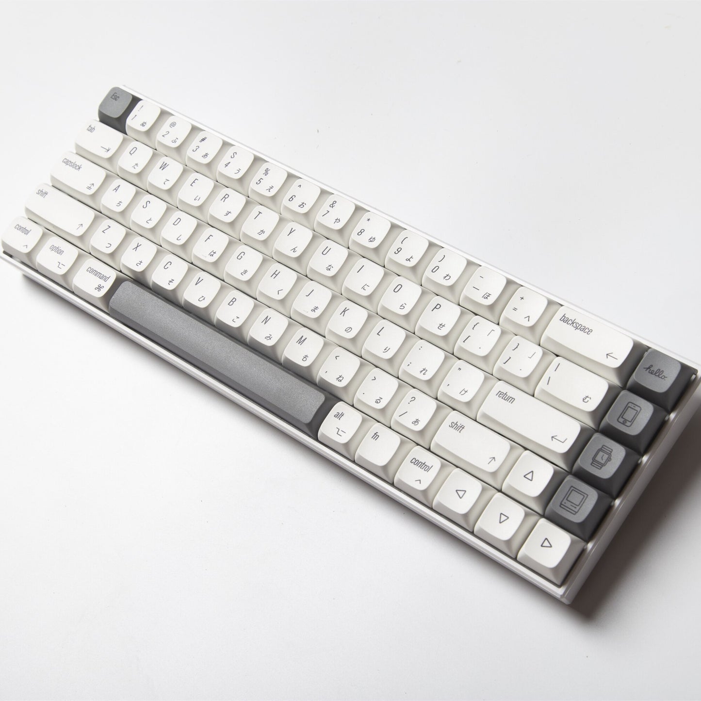 Minimalist White Style PBT Keycap XDA Profile Keycaps