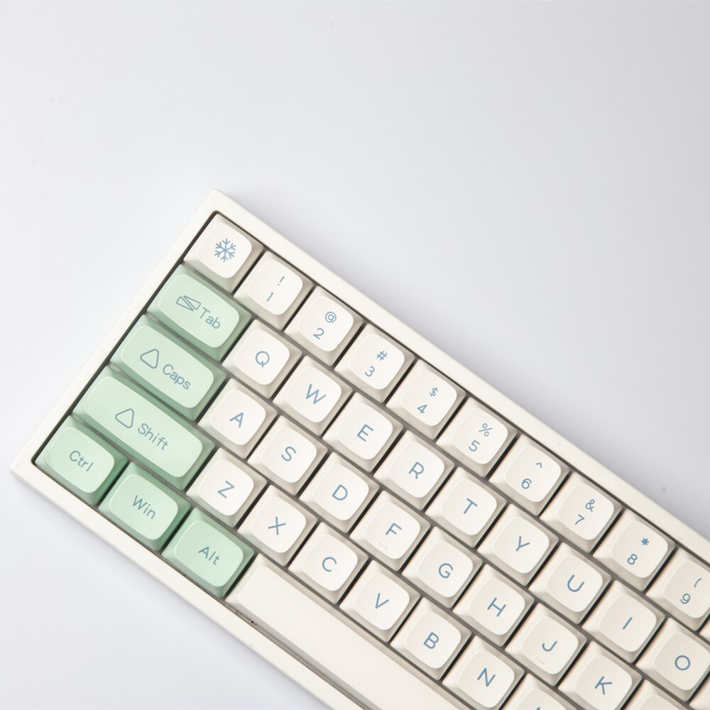 Ice Mint Keycaps PBT XDA Profile