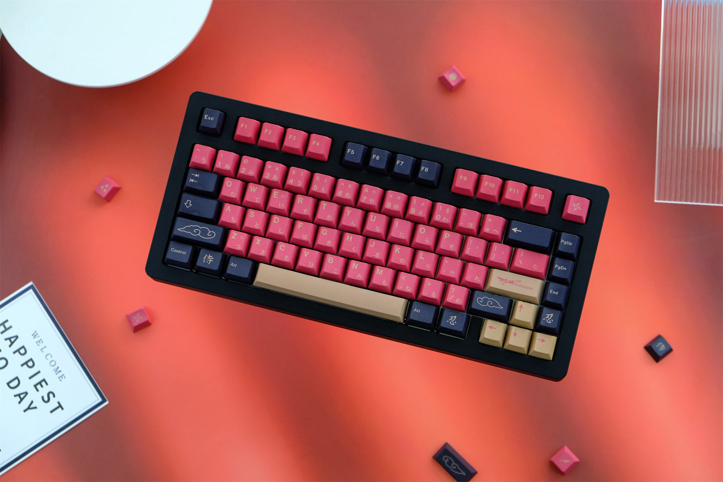 Red Samurai Keycaps PBT Cherry Keycaps