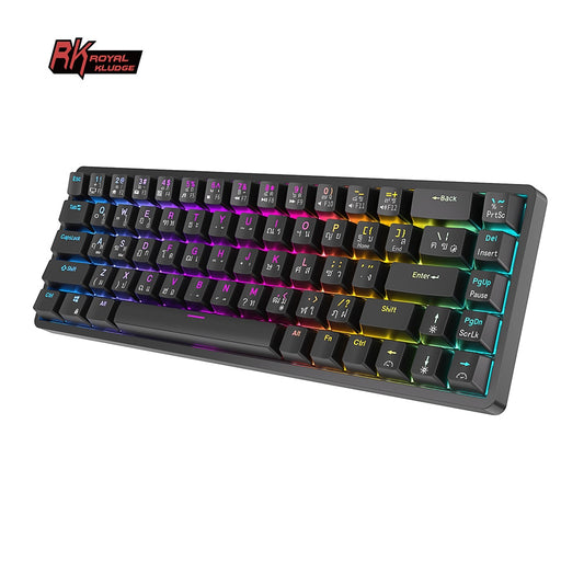 ROYAL KLUDGE RK G68 Wireless 65% Mechanical Keyboard