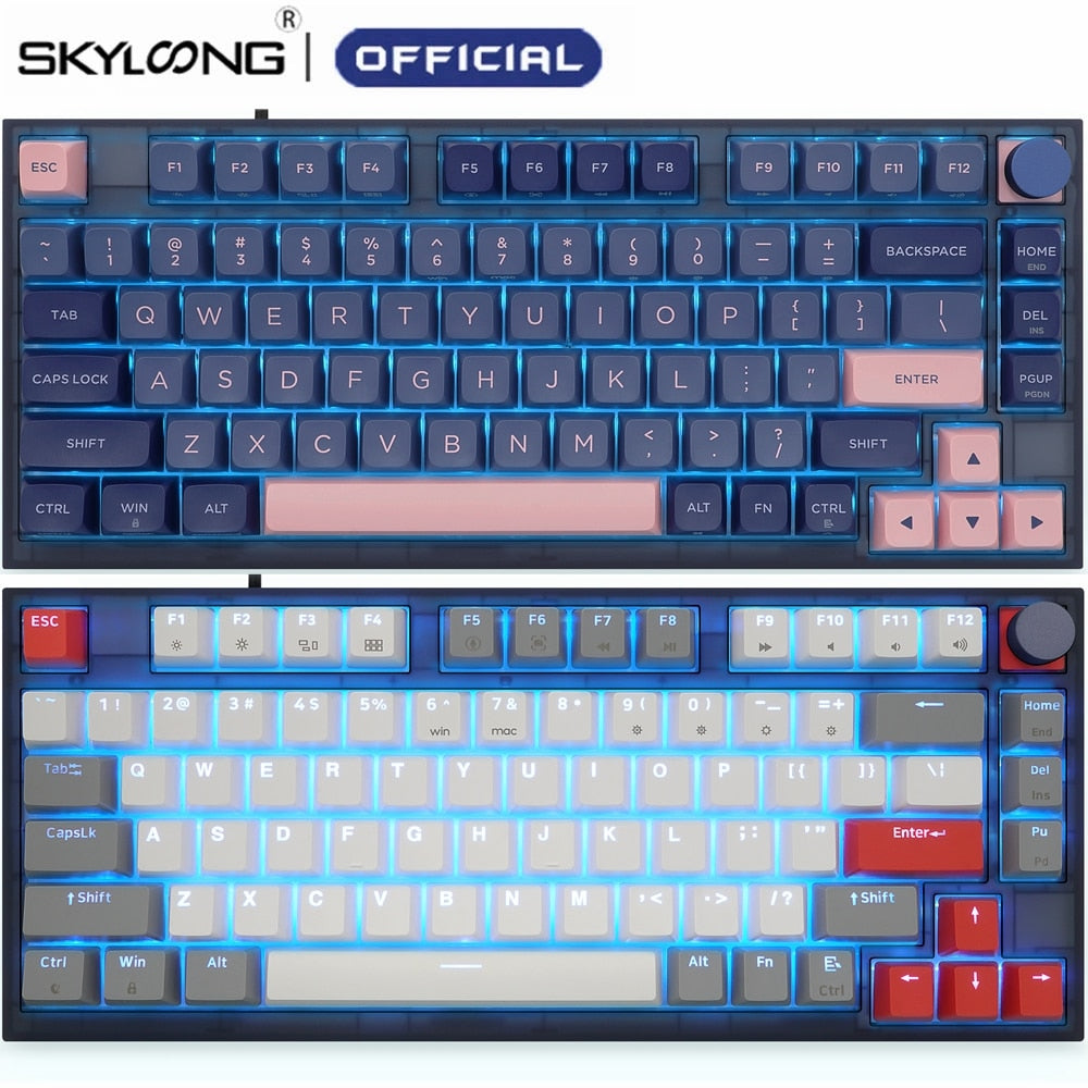 SKYLOONG GK75 لوحة مفاتيح ميكانيكية 75% -OPTICAL-