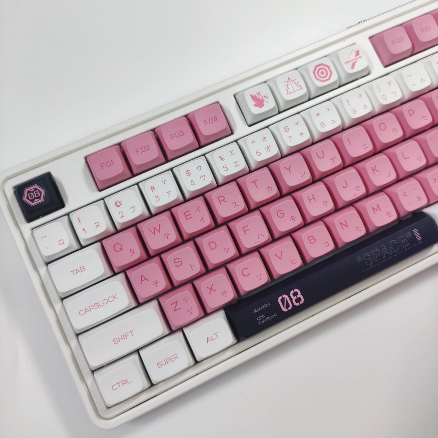 EVA 08 PBT XDA Profile Keycaps