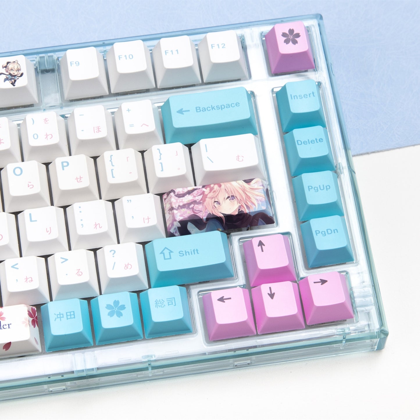 Okita Soji Keycaps PBT Cherry Profile