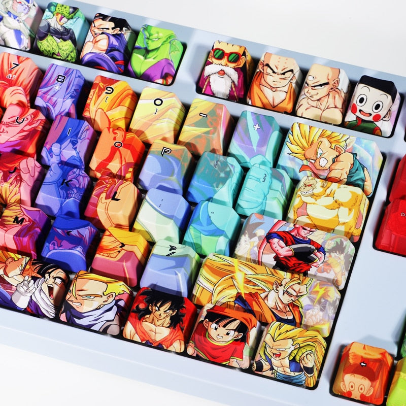 Dragon Ball Cherry Profile PBT Keycaps