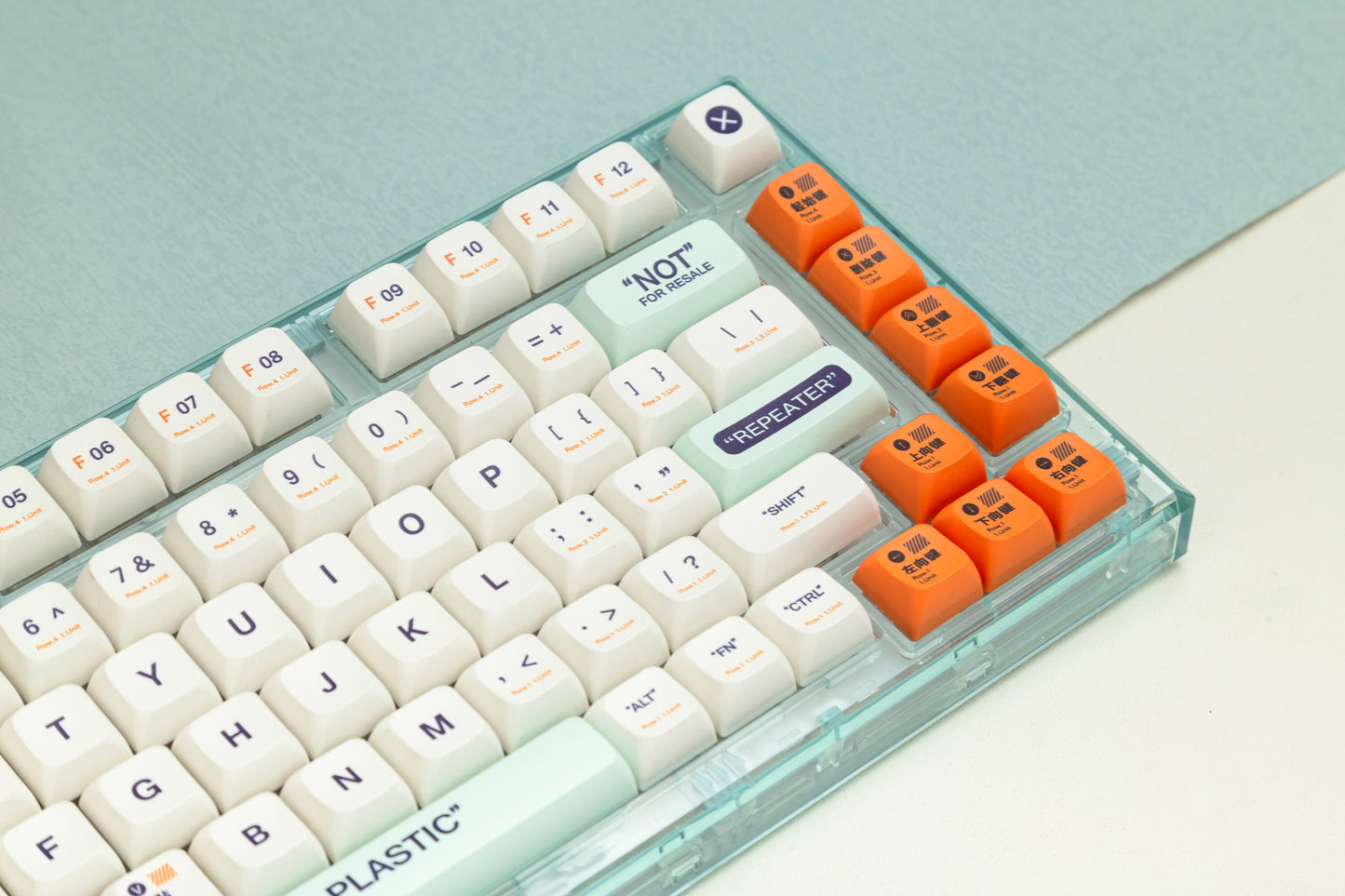 البلاستيك كيكابس QSA الملف الشخصي PBT Keycaps