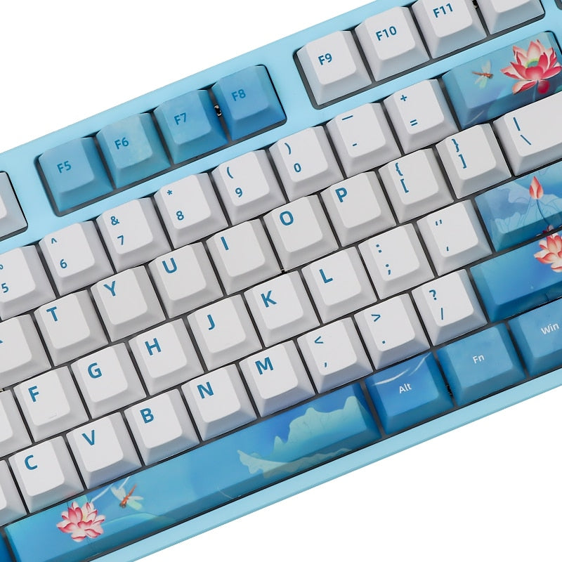 Lotus Cherry Profile PBT Keycaps