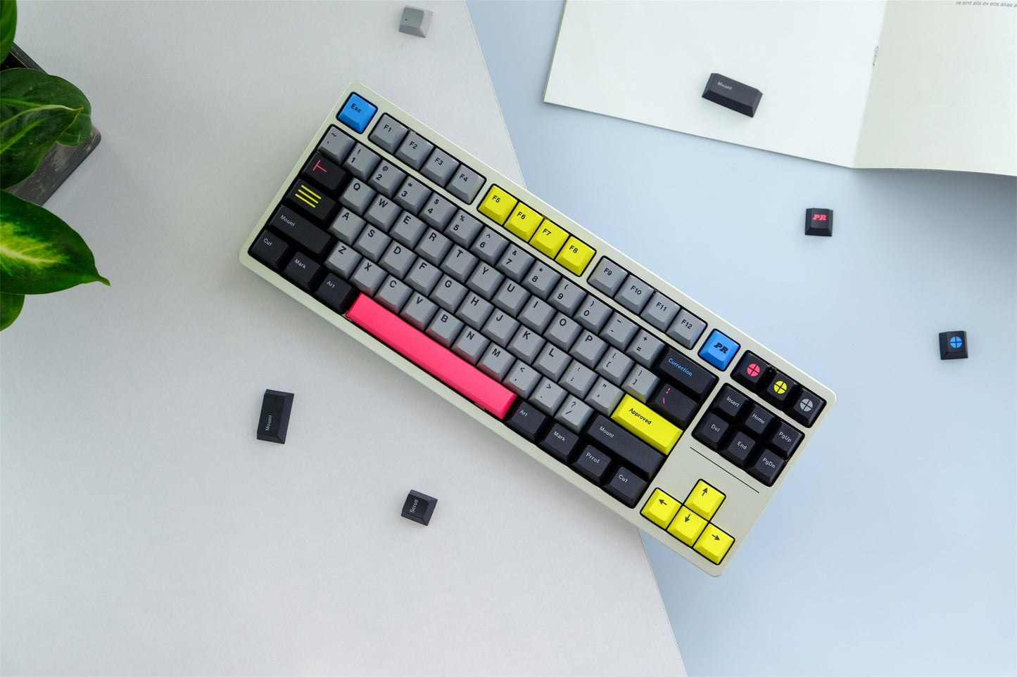 Atari Sheild PBT Keycaps cherry profile