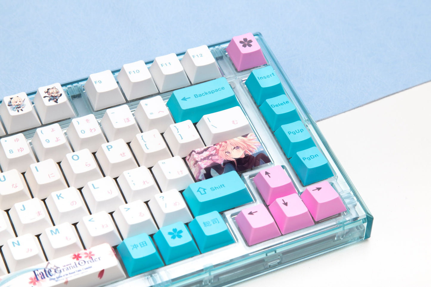 Okita Soji Keycaps PBT Cherry Profile