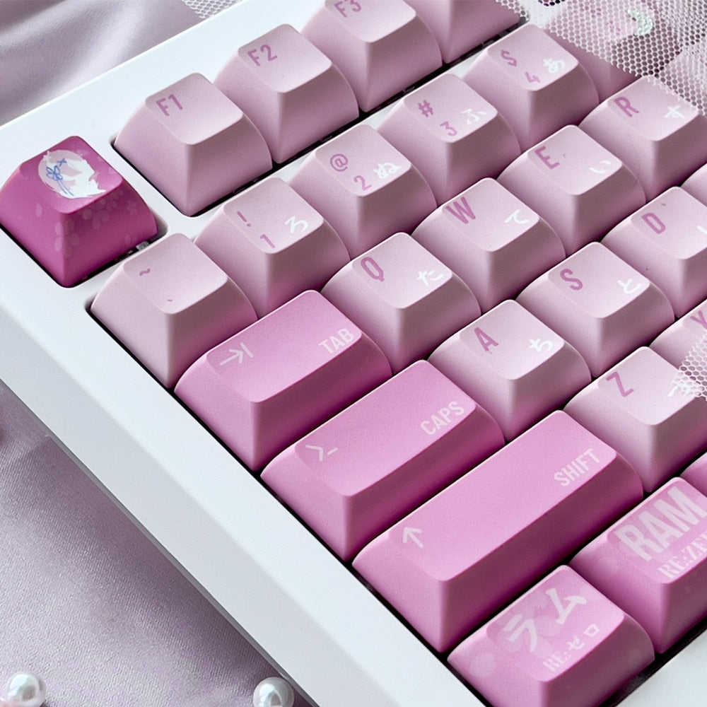 خادمة pinue KCA الملف الشخصي PBT Keycaps