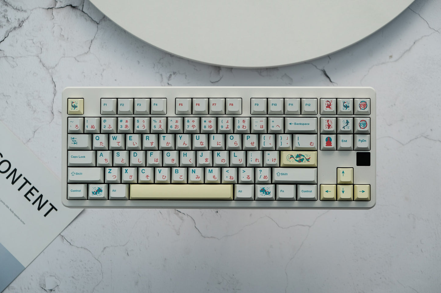 Zen Pond PBT DYE-SUB Cherry Profile Keycaps