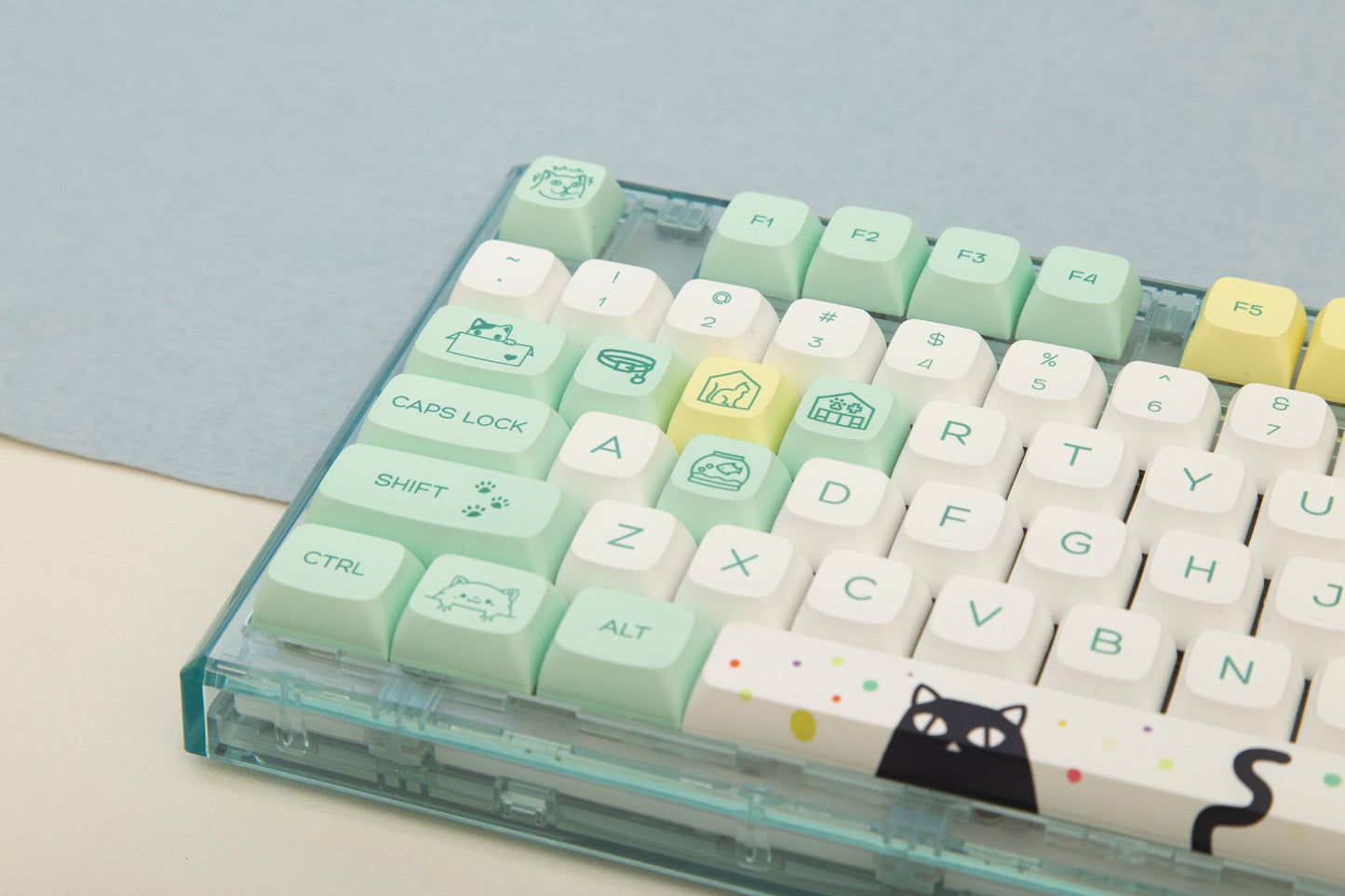 ملف تعريف Nada Cat PBT Keycaps XDA