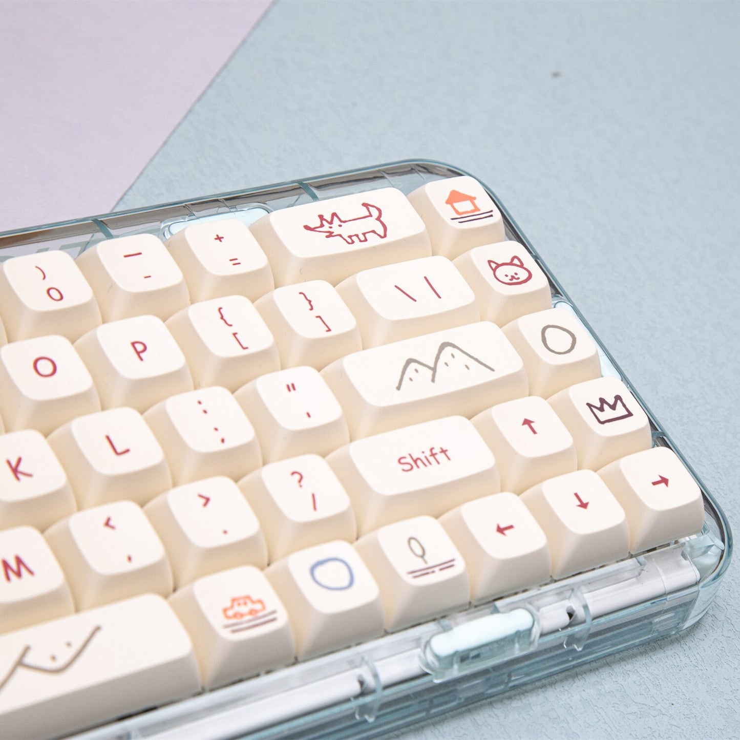 ملفات تعريف الارتباط الكتابة على الجدران Cartoon BPT Keycaps XDA Profile