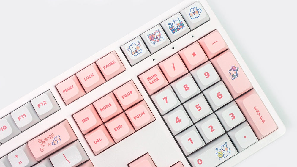 Steam Rabbit Pink Keycaps XDA Profile