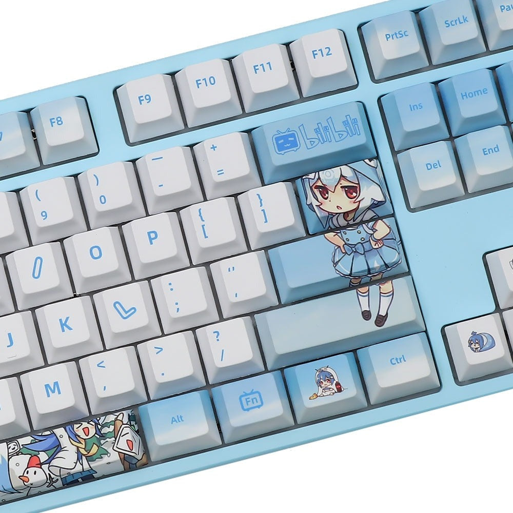 ملف BiliBili PBT Keycaps الكرز