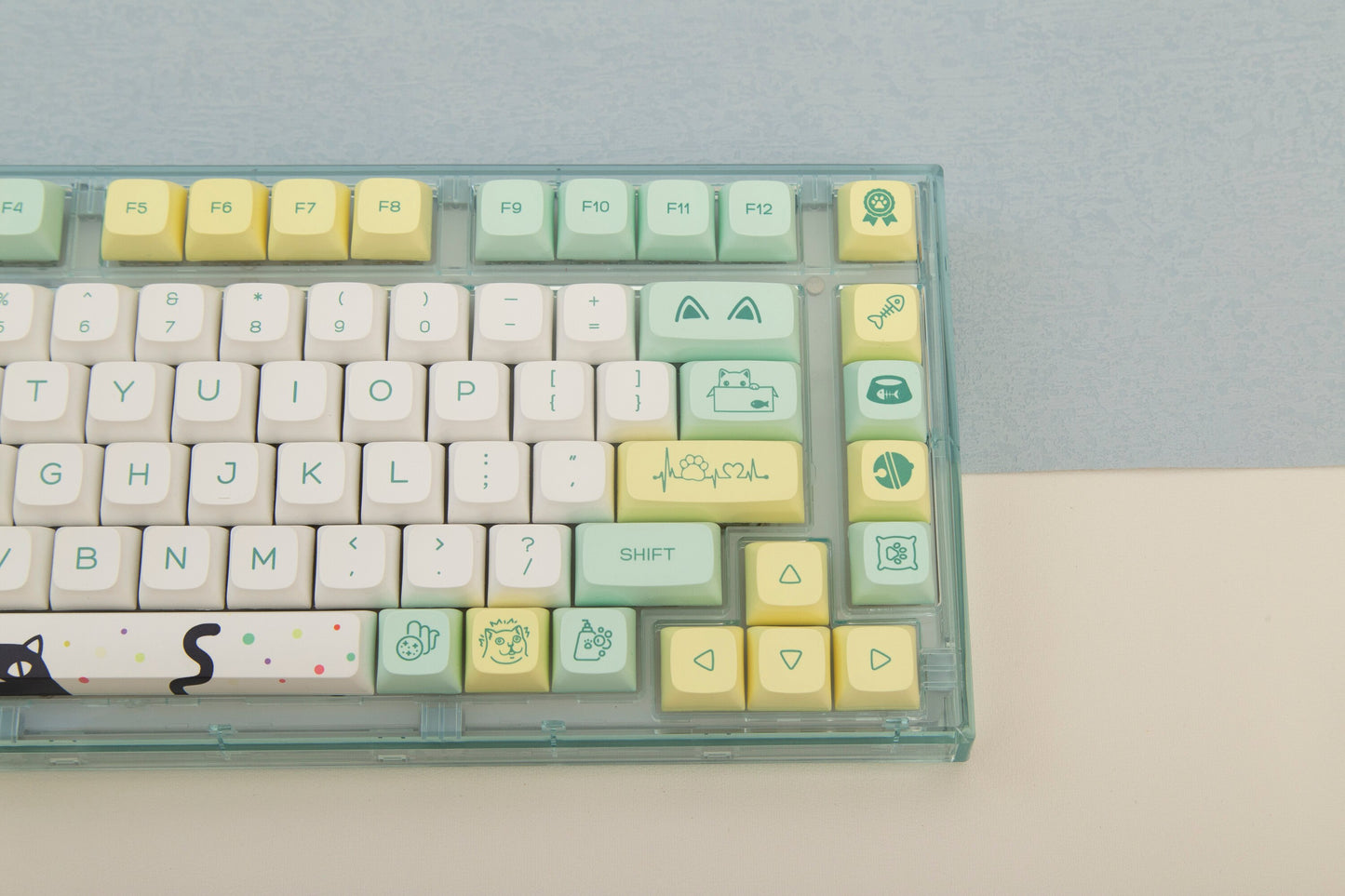 ملف تعريف Nada Cat PBT Keycaps XDA