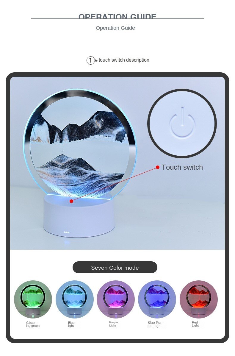 Sand Watch Led Light Lamp