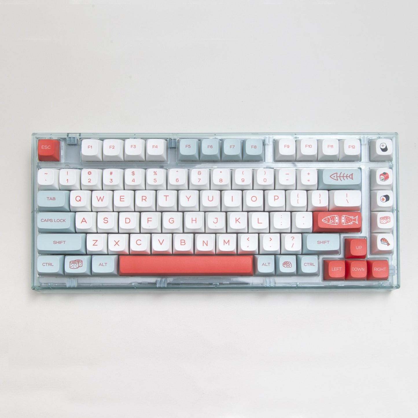 Salmon Keycaps PBT XDA Profile