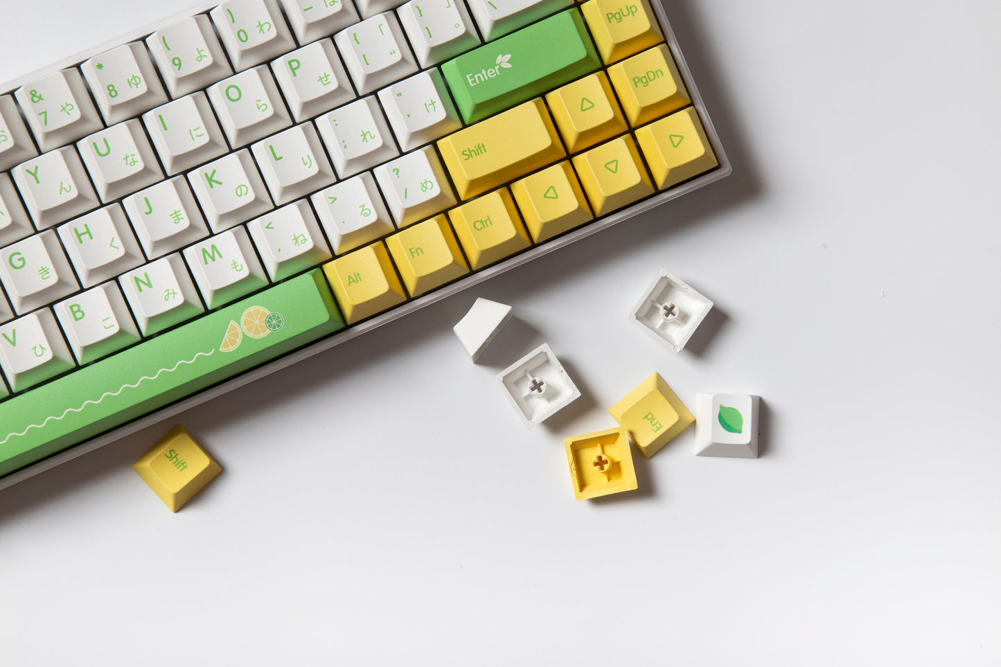 Lemon PBT cherry profile Keycaps