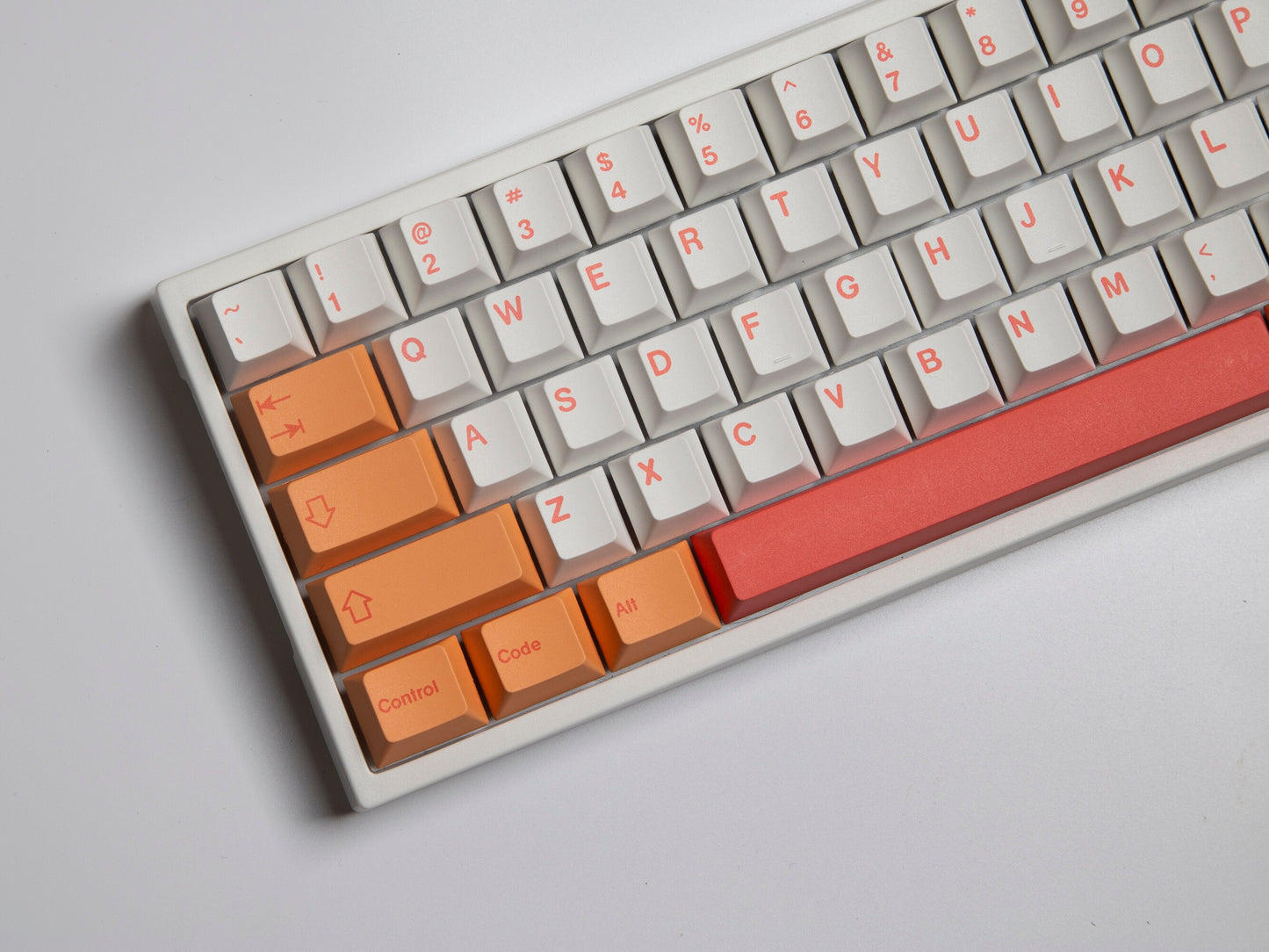 Peach Keycaps PBT Cherry Profile