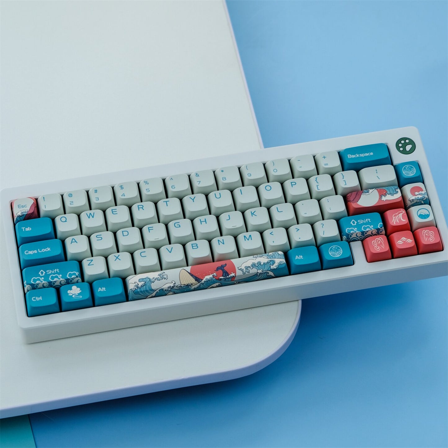 Coral Sea Keycaps PBT Cherry Profiles